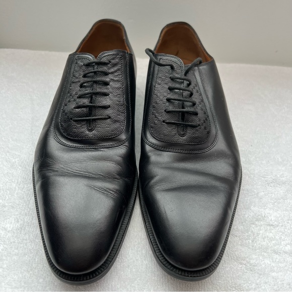 Gucci Black Mila Hilary Lux Diamonte Leather Dress Shoes - Picture 2 of 5